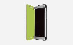 HTC One Mini Black & Green Double Dip Flip Case
