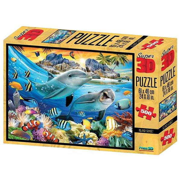 Island Sunset 3D Puzzle