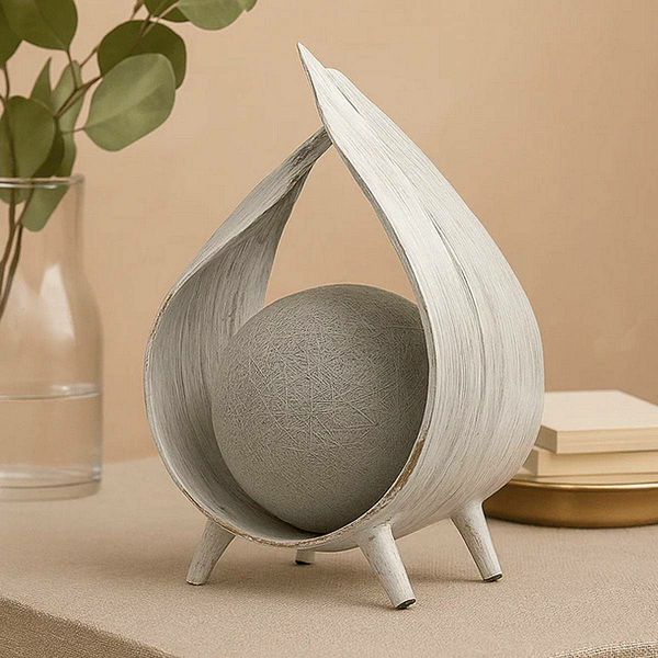 Kokos svjetiljka Whitewash