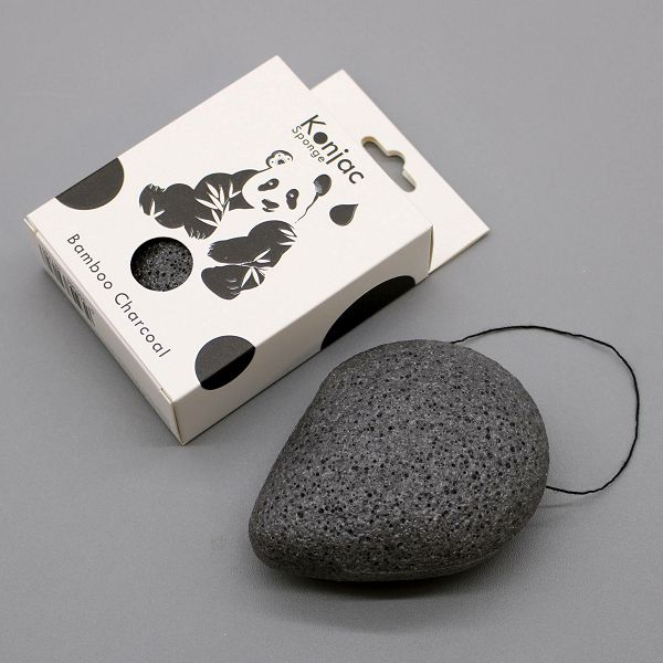 Konjac spužva za lice - Bamboo Charcoal