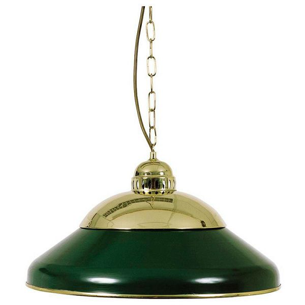 Lampa Solo Green Brass