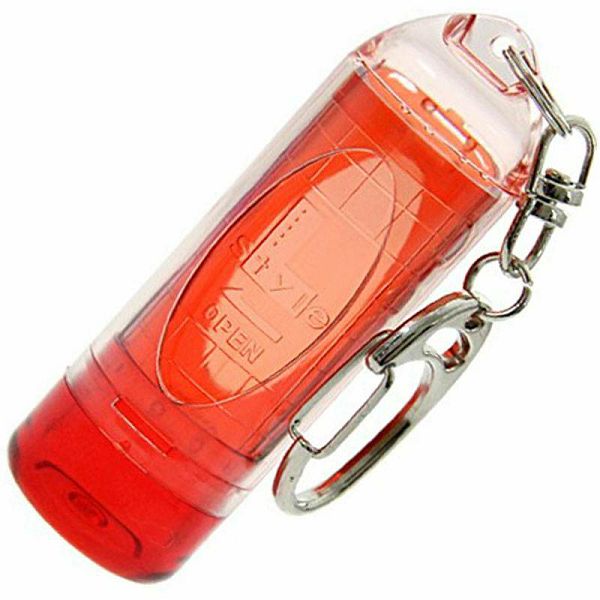 Lipstock Tip Case Clear Red