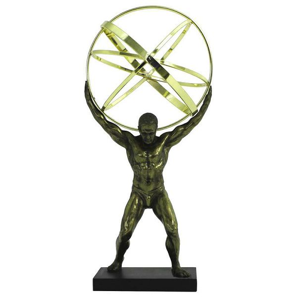 Man with Golden Globe 