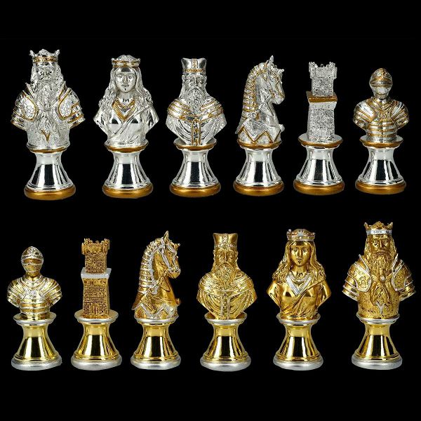 Medieval Luxury Gold & Silver 2.95"
