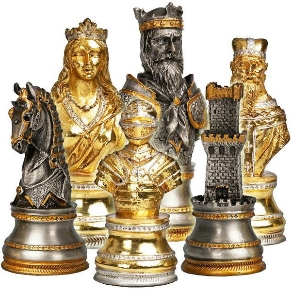 Medieval Luxury Gold & Silver 3.15"
