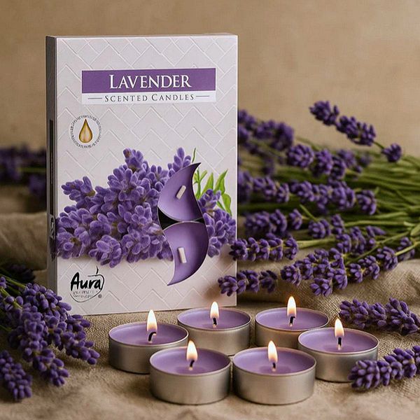 Mirisne svijeće lučice - Lavanda x6