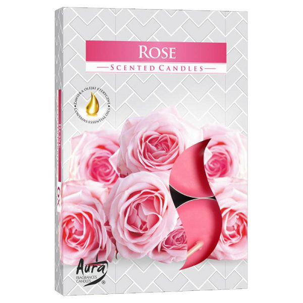 Mirisne svijeće lučice - Rose x6