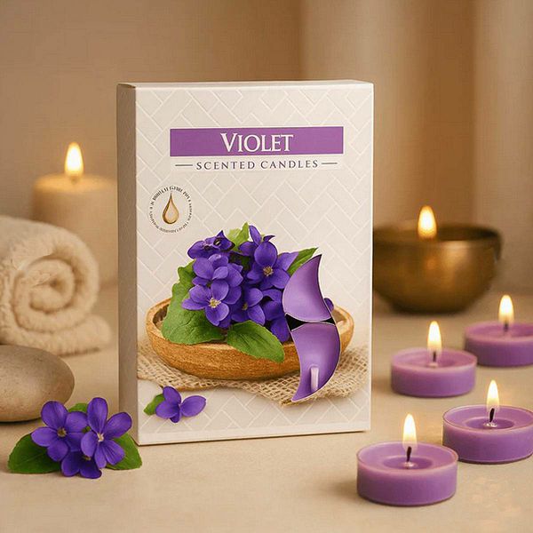 Mirisne svijeće lučice - Ljubičica x6
