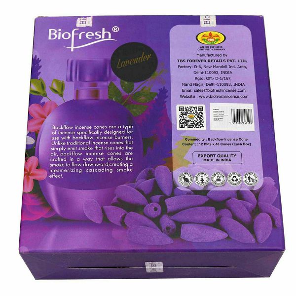 Mirisni čunjići Biofresh Backflow Lavanda