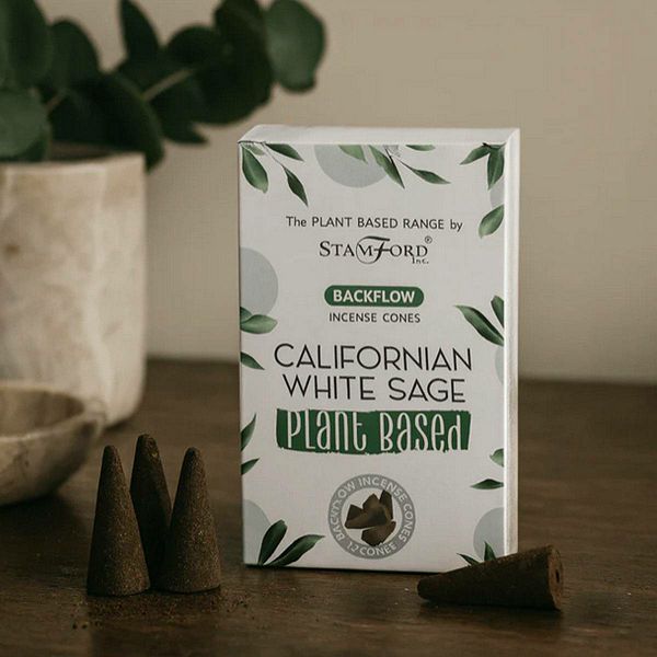 Mirisni čunjići Plant Based Backflow Californian White Sage