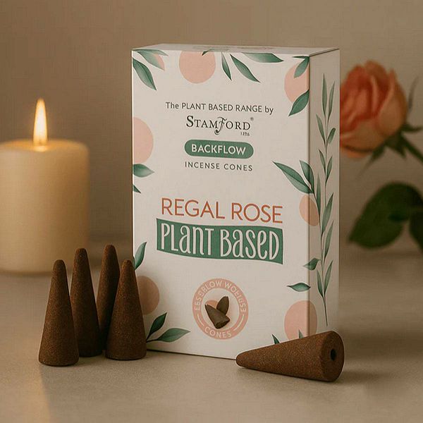 Mirisni čunjići Plant Based Backflow Regal Rose