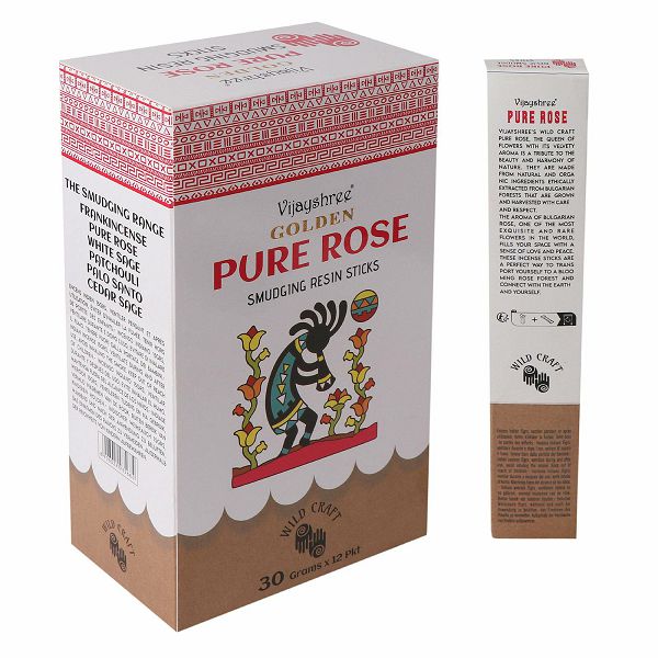 Mirisni štapići Golden Čista ruža Smudging Resin 30 g 