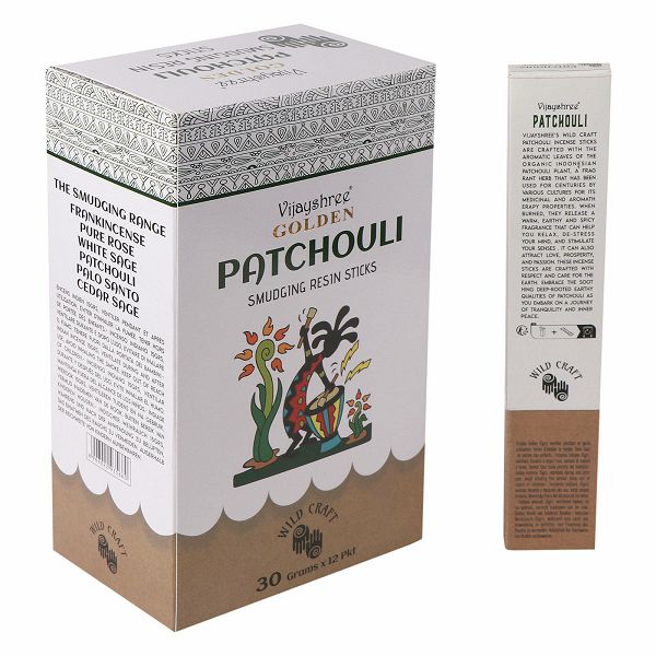 Mirisni štapići Golden Pačuli Smudging Resin 30 g 