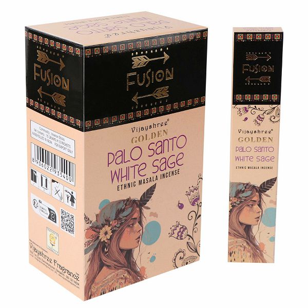 Mirisni štapići Golden Palo Santo & Bijela kadulja