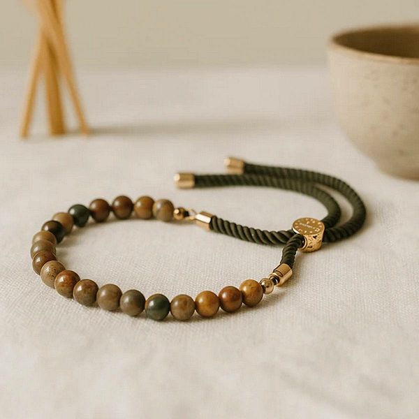 Narukvica 18K Gold Picasso Jasper