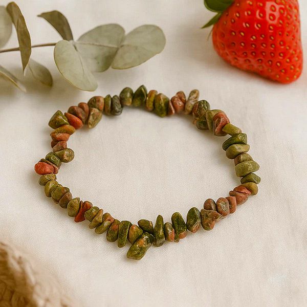 Narukvica Chipstone - Green Jasper