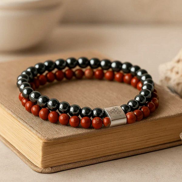 Narukvica Magnetic Gemstone - Redstone 