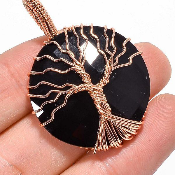 Ogrlica Tree of Life Crni Oniks