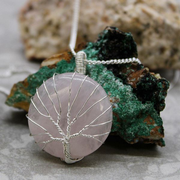 Ogrlica Tree of Life Rozi Kvarc