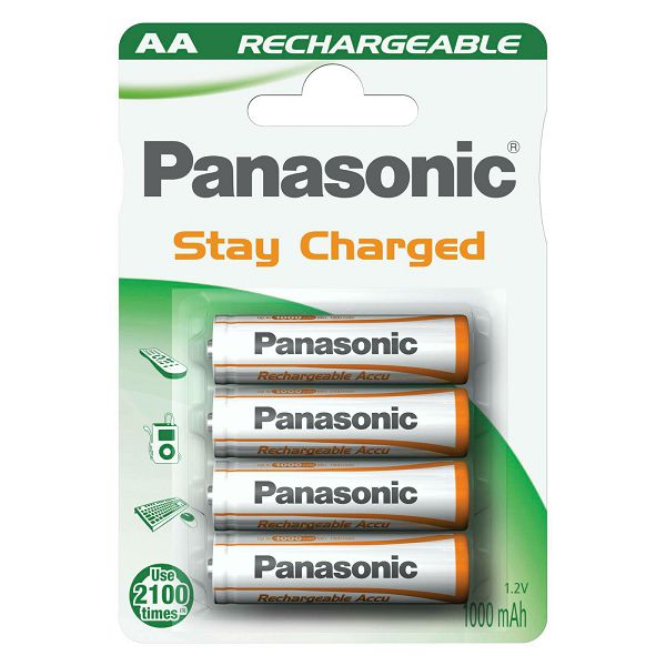 Panasonic NiMH Mignon AA 1100 mAh Stay Charged