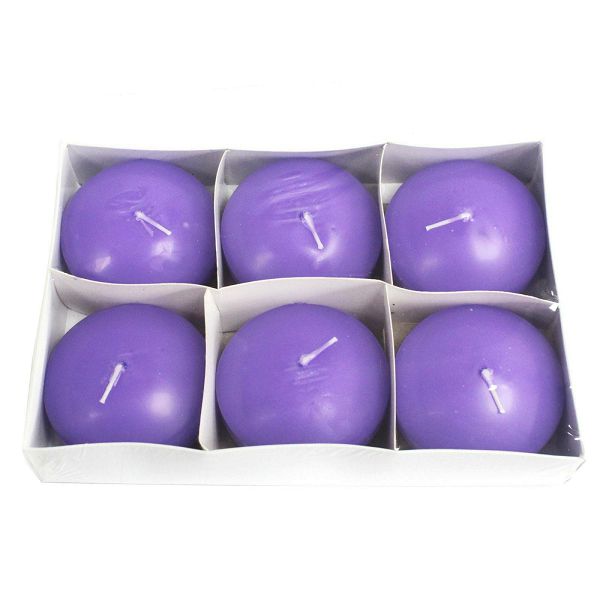 Plutajuće svijeće L Lilac x6