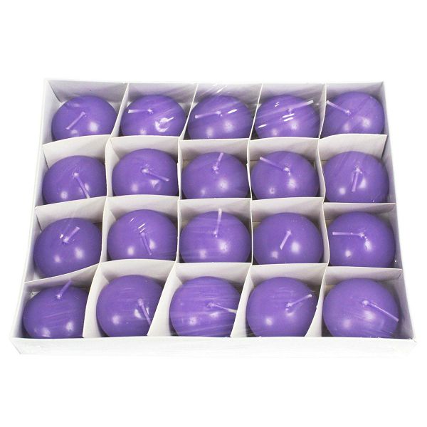 Plutajuće svijeće S Lilac x20