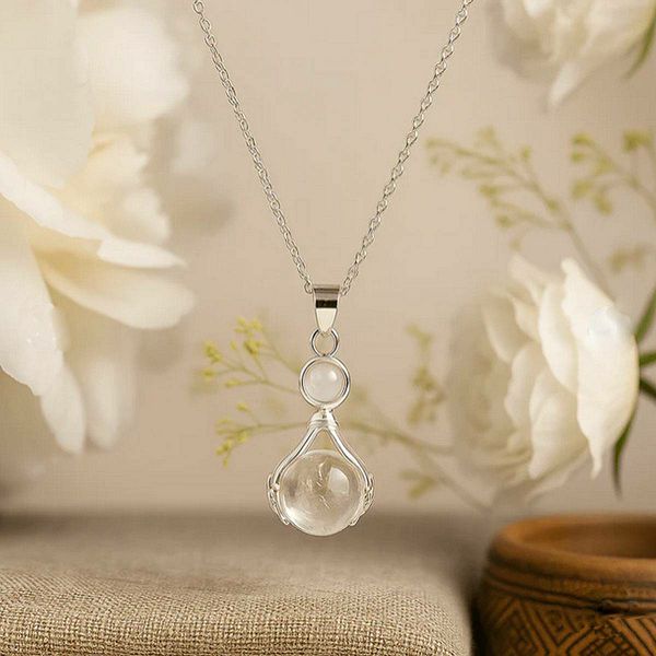 Privjesak Hands Pendant - Gorski Kvarc