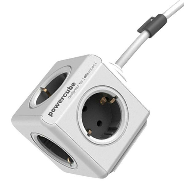 Produžna utičnica PowerCube Grey 1.5 m tip F