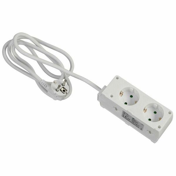 Produžni kabel BiniPlus 6-fold white