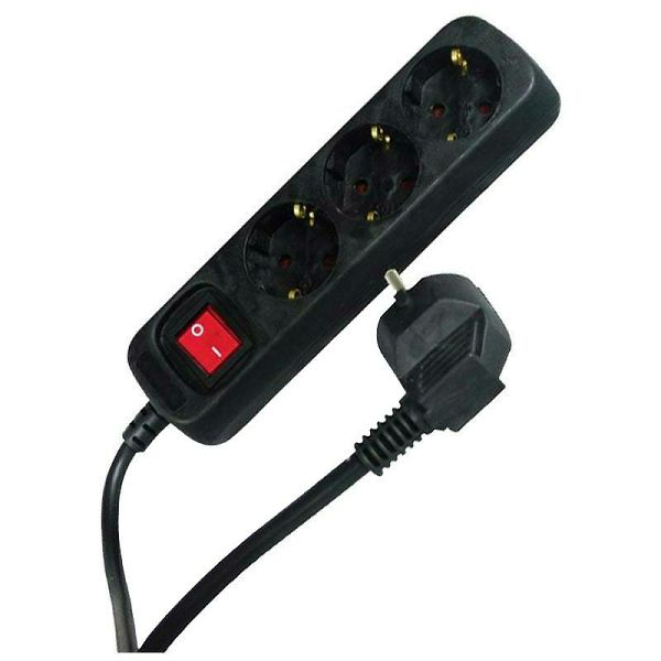 Produžni kabel REV black Socket line 3-fold 1,4 m
