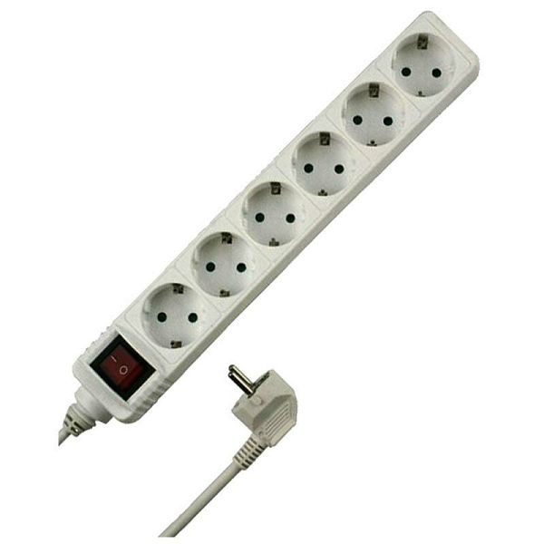 Produžni kabel REV white Socket line 6-fold 1,4 m