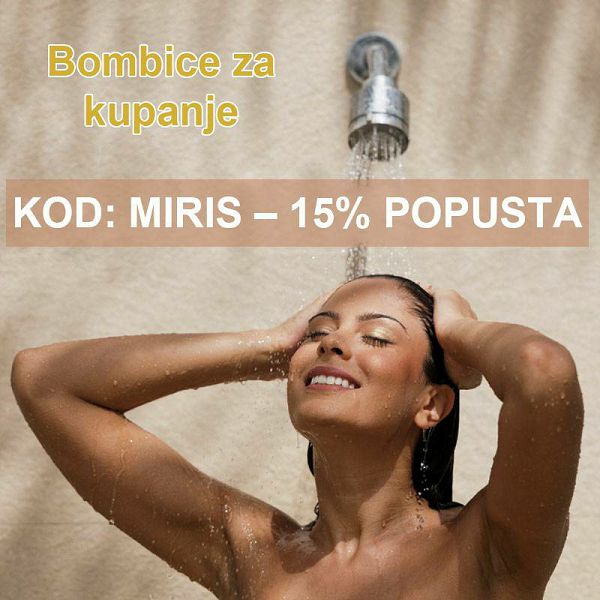  PROMO KOD - 15% na Bombice za kupanje