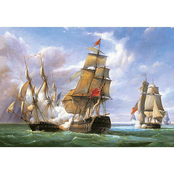Puzzle Vessels at the Trafalgar Battle
