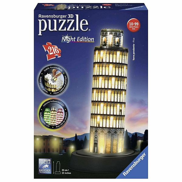 Ravensburger 3D Leaning Tower of Pisa by Night