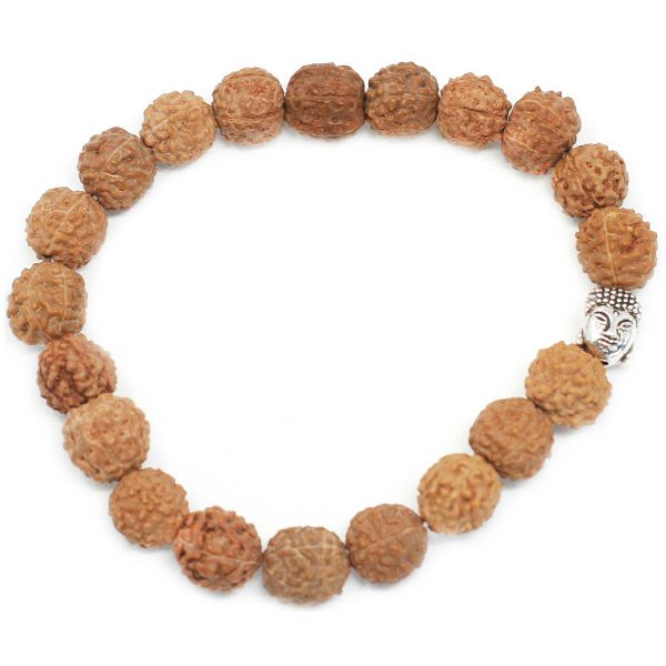 Rudraksha Buddha Bangle Mala Natural 