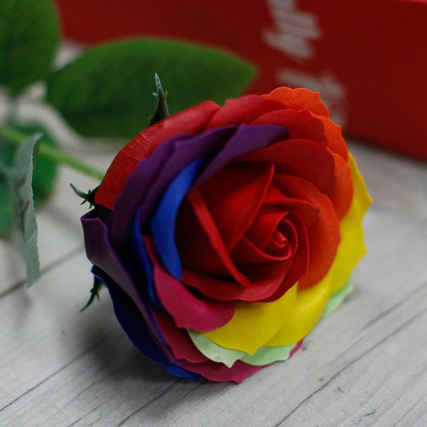Ruža od sapuna Luxury Rainbow