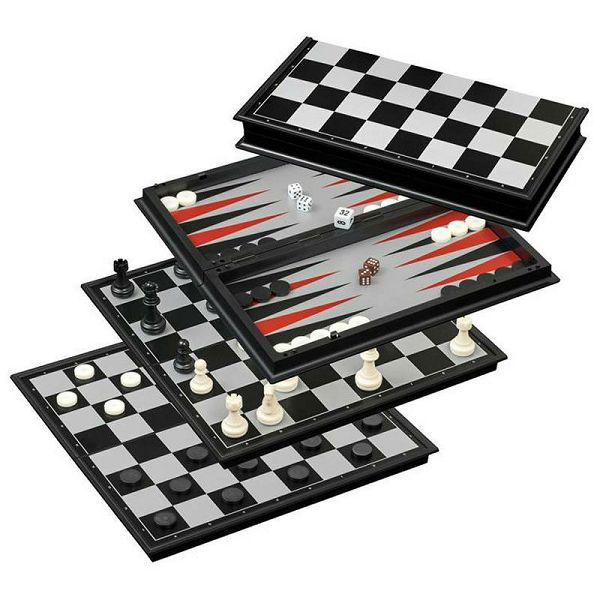 Šah & Backgammon & Dama Magnetic