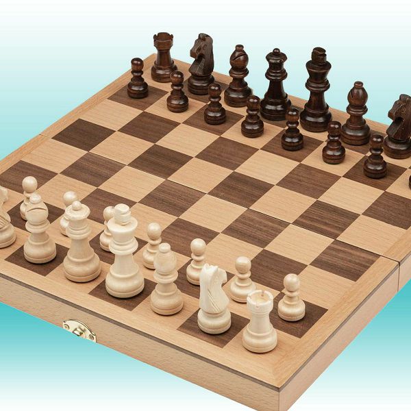 Šah drveni 30 x 30 cm