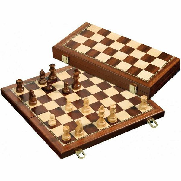 Šah drveni magnetski 40 x 40 cm