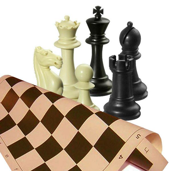Šah Roll-Up WT 50 x 50 cm