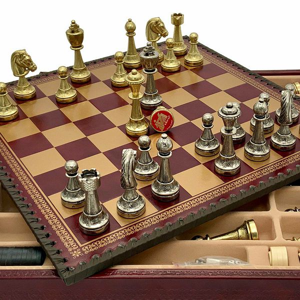 Šah Set Arabesque Staunton 35 x 35 cm