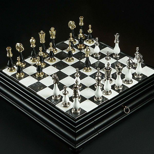 Šah Set Arabesque Staunton 46 x 46 cm