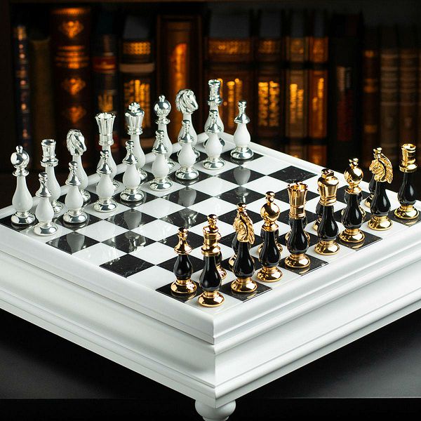 Šah Set Box Contemporary 47 x 47 cm