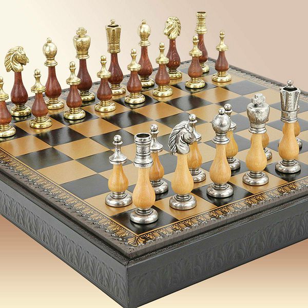 Šah Set Exclusive Arabesque 48 x 48 cm