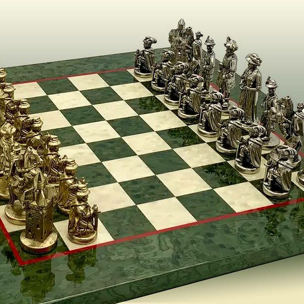 Šah Set Exclusive Landsknecht 42 x 42 cm