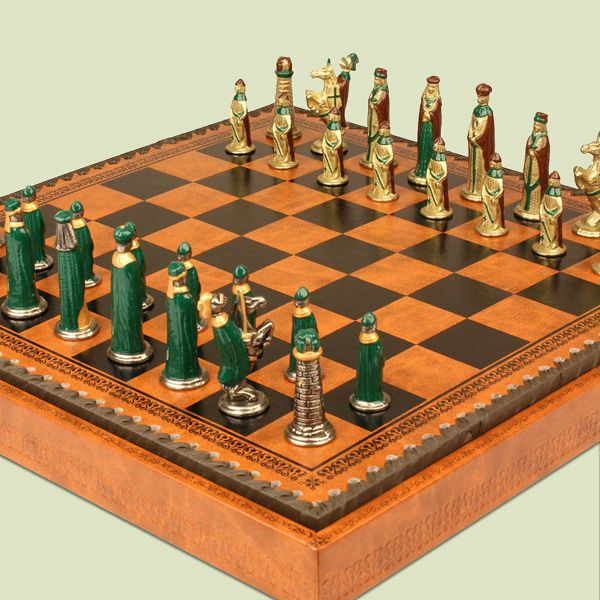 Šah Set Medieval 35 x 35 cm