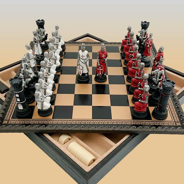 Šah Set Vitezovi Templari 35 x 35 cm