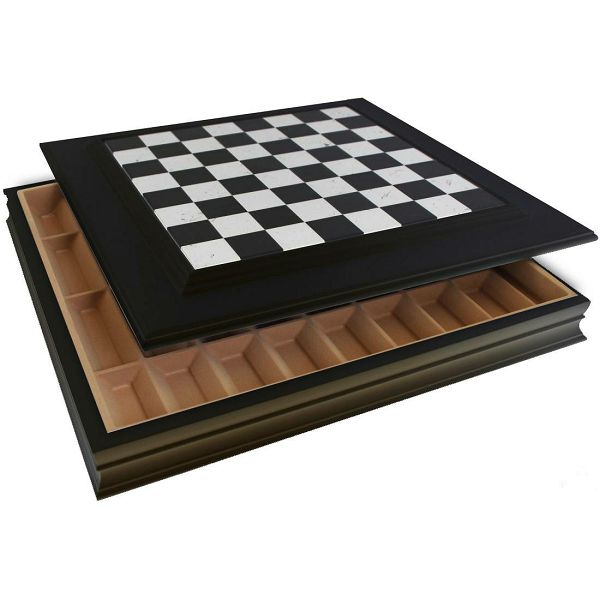 Šahovska ploča Box Black Style 50 x 50 cm