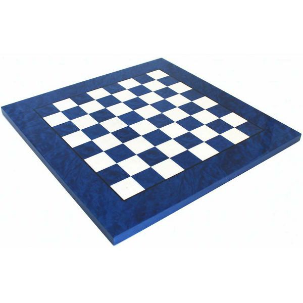 Wood Luxury Blue Chess Board 42 x 42 cm