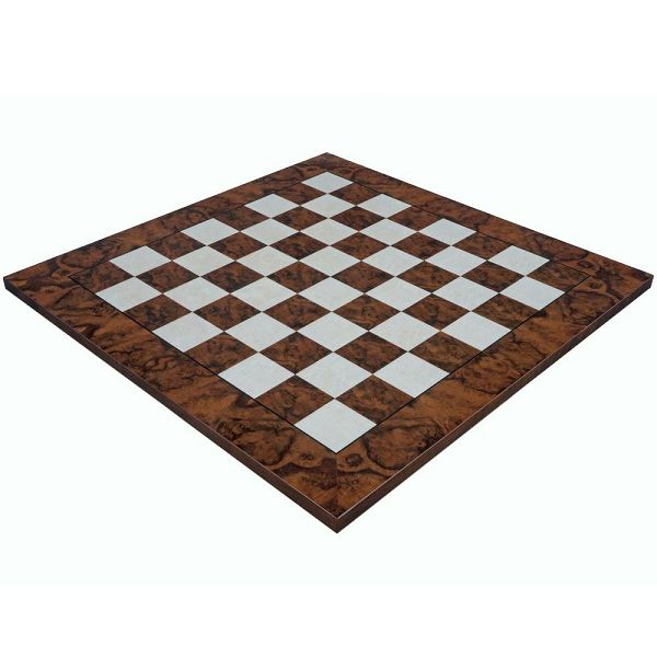 Šahovska ploča Walnut Burl Luxury 42 x 42 cm